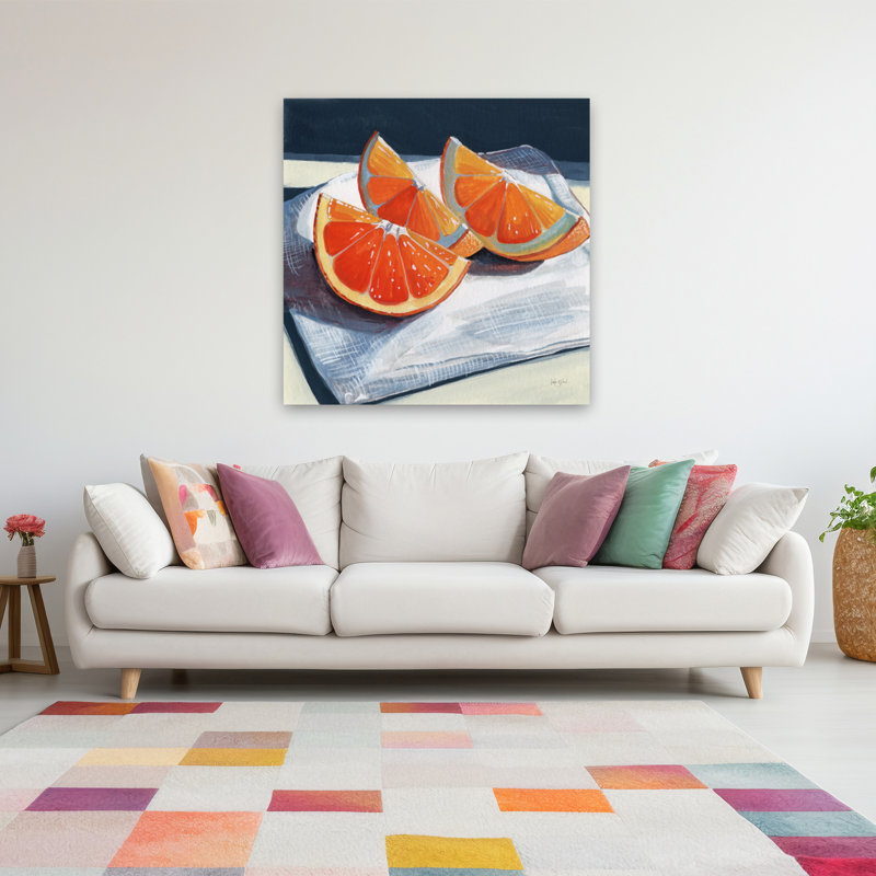 Oranges Catching The Light Contemporary Art, 48" H x 48" W