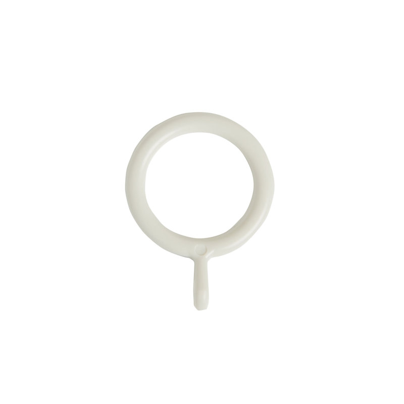 Jetta 6.86cm Curtain Rings, Cream, 17mm Internal Diameter