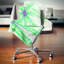Lumineux motif fractal en croix - coussin abstrait imprimé-30617845-30617849-30735484