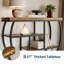 39 in Modern Console Table for Entryway, 4 Tier Hallway Table with Storage-1158966919-1158967672