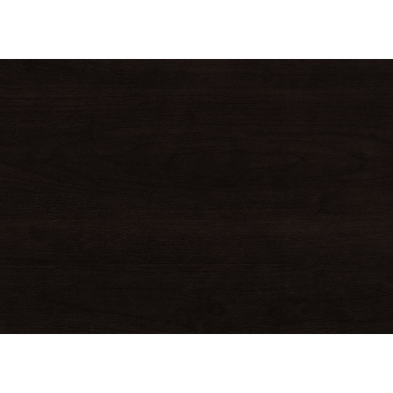 Bureau à domicile moderne - Stratifié brun, rangement inclus, 107 cm de long x 46 cm de profondeur