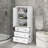 Storage Cabinet With Three Drawers And Two Doors, Adjustable Shelf