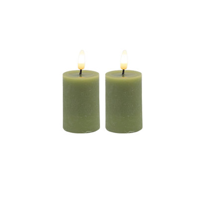 Ensemble de bougies sans flamme 2 pièces
