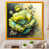 Impression dorée sur toile encadrée