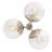 Steel Dimmable Globe Chandelier-581682570-581682571-581682581