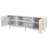 Rattan TV Stand for 75in TV, Boho TV Stand with Rattan Door, Entertainment Center with Build-in Socket, Storage Cabinet with 2 Shelves, Modern TV Console for Living Room, Media Room-313657806