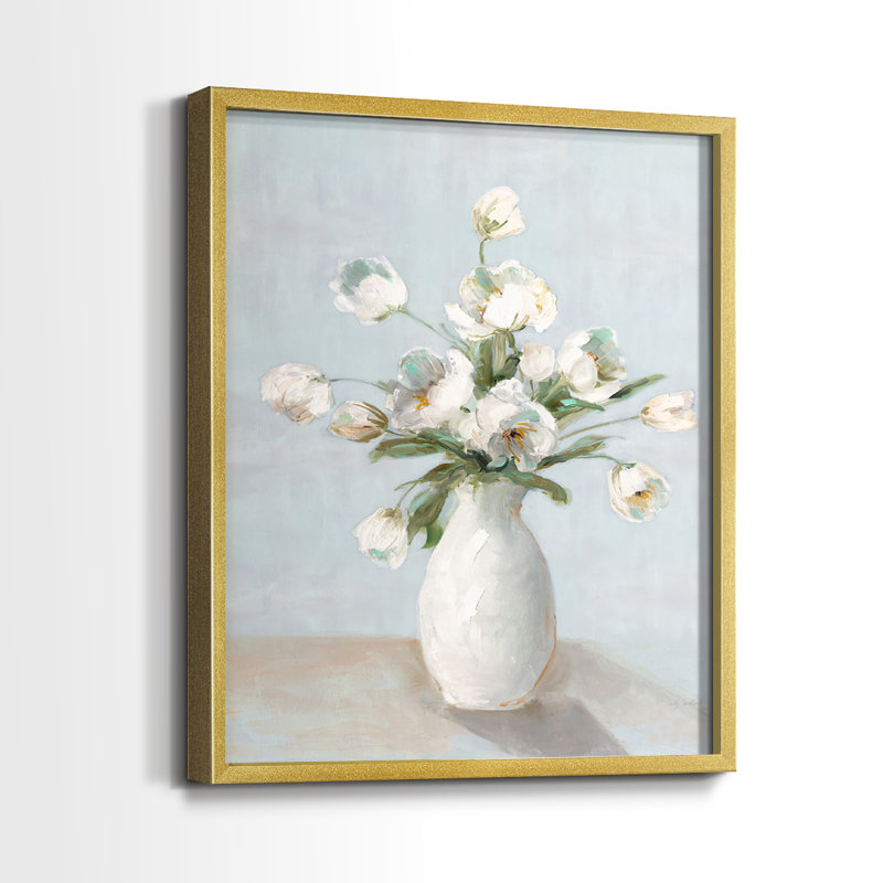 Les plus belles tulipes - reproduction encadrée de qualité supérieure - prête à être accrochée - aucun clou requis - aucun clou requis