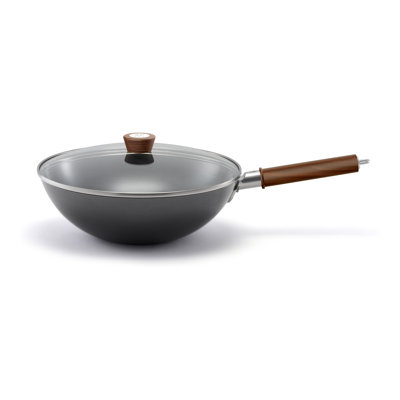 Dragon wok en acier au carbone 30 cm / 12 pouces