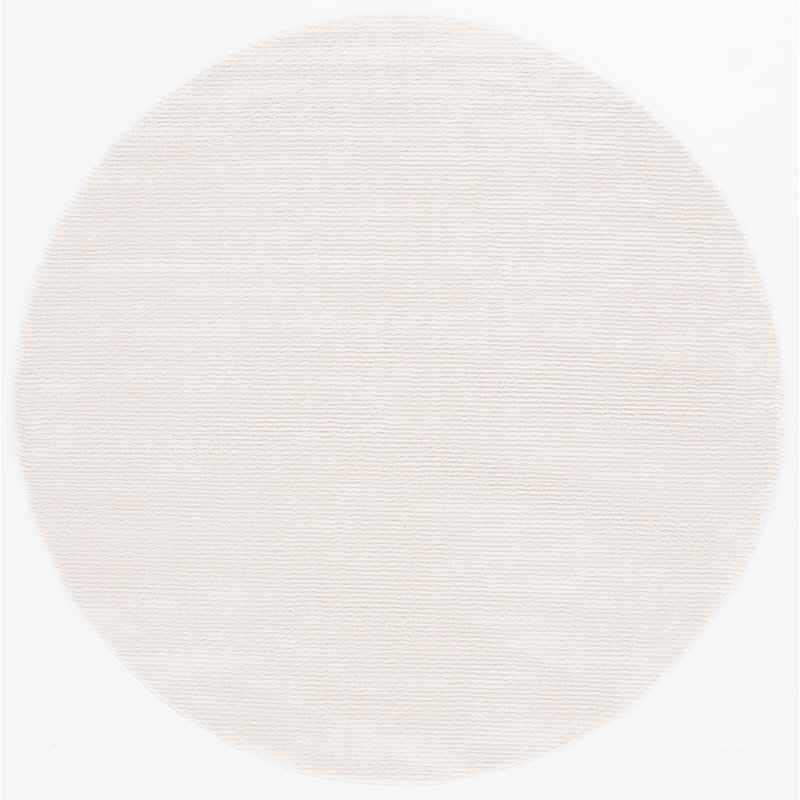 Solid Colour Area Rug, Round 122 cm