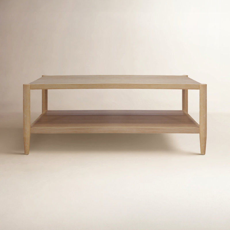 Table basse Reece, Bois naturel