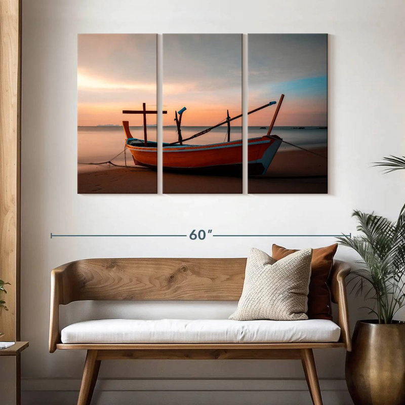 Gillard Boat In Koh Phi Phi, 32" H x 50" W