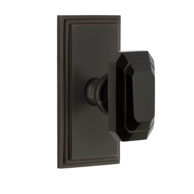 Grandeur Concealed Screw Mechanism Geometric Knob with Rectangle Rosette