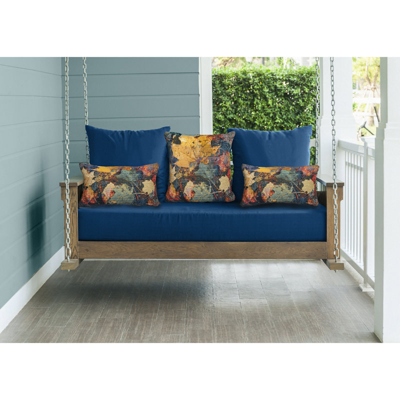 Marina Fall in Love Multicolor Rectangular Indoor/Outdoor Pillow