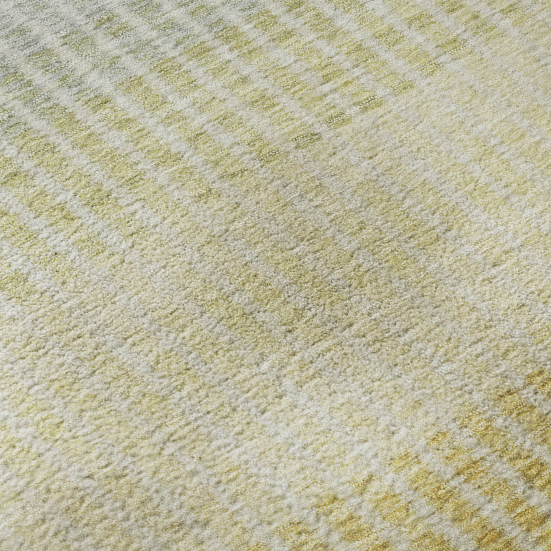 Premium Machine Washable Mayfield AMF2313 Stripes Rug, 10' x 14', Copper