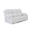 Canapé inclinable blanc avec lumières DEL Blanche