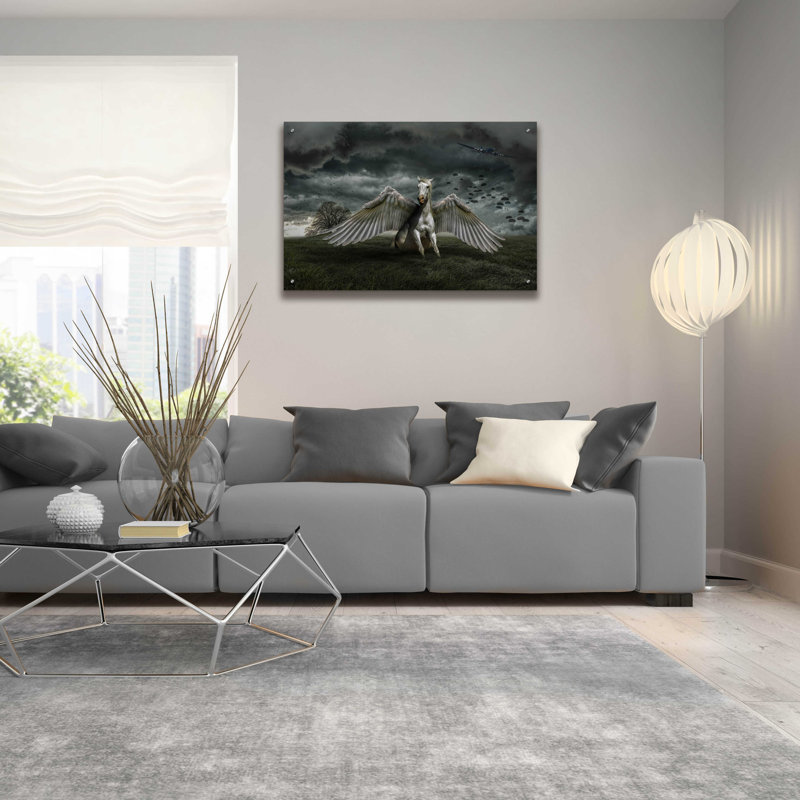 " Pegasus Rising " by Shutterstock Alan, 24" H x 36" W x 0.2" D