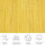Handmade Happy cotton rug in yellow-15848853