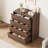 4 Drawer Nightstand for Bedroom, 39" Tall End Side Table with Large Storage & Anti-Tip Design