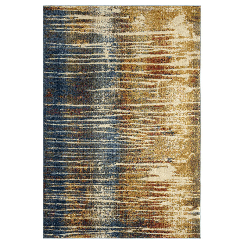Aamaira Southwestern Indoor Rug, Rectangle 5'3"x 7'6"