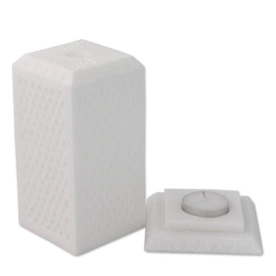 Support pour photophore mughal pilier of light stone