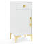 Armoire de rangement autoportante avec tiroir et tablette réglable-1489578974
