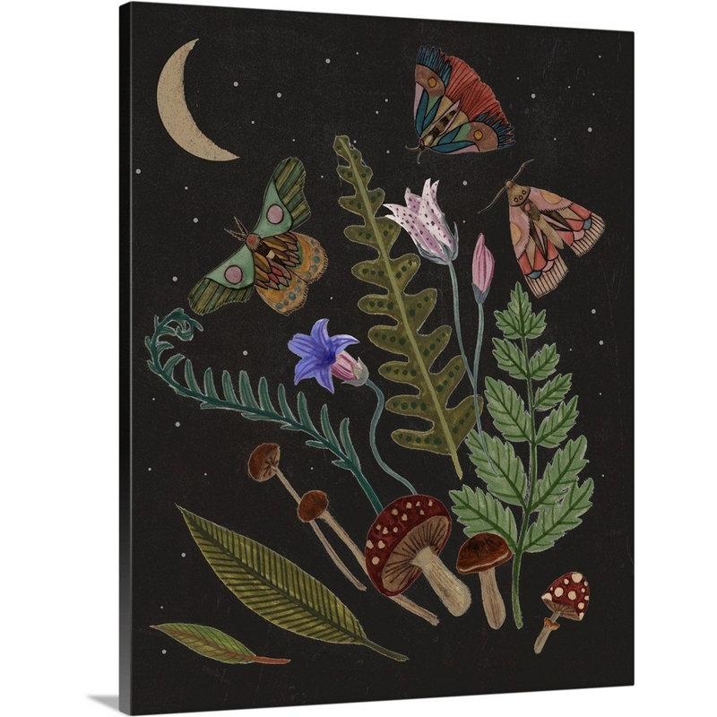 «Dark Forest III» par Melissa Wang - reproduction d'art, Toile tendue, H 30 po x l 24 po x P 1,25 po