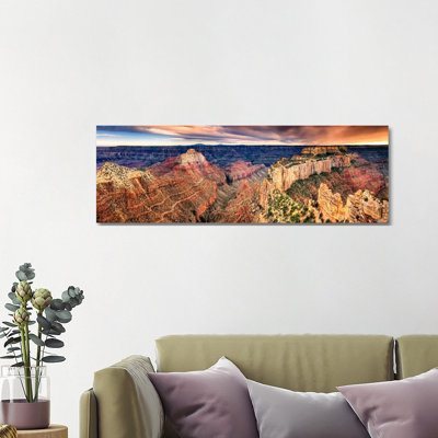 Canyon View XII by David Drost - Wrapped Canvas Panoramic Print