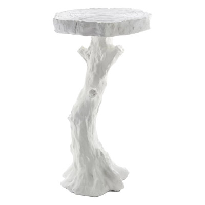 Table en faux bois - blanc