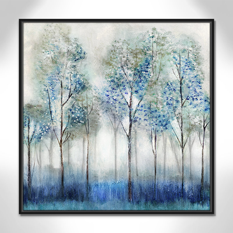 «Dream Forrest Dream Forest» par Tava Studios, Noir, H 31,5 po x l 31,5 po x P 2 po