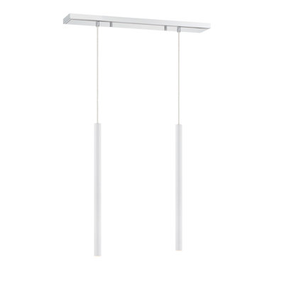 Luminaire suspendu géométrique à DEL 2 lumières Bowning