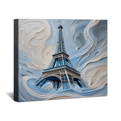 Eiffel Tower Canvas Gallery Wrap  Architecture Wall Decor in Many Sizes