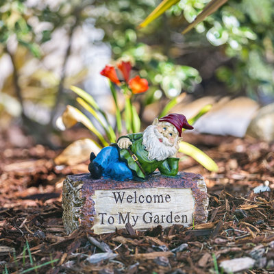 Nyla Gnomes Polyresin Garden Statue