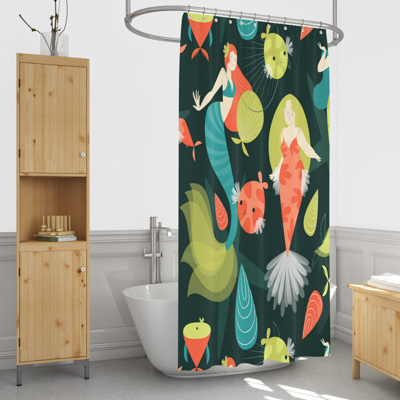 Rideau de douche simple, 93 po x 70 po