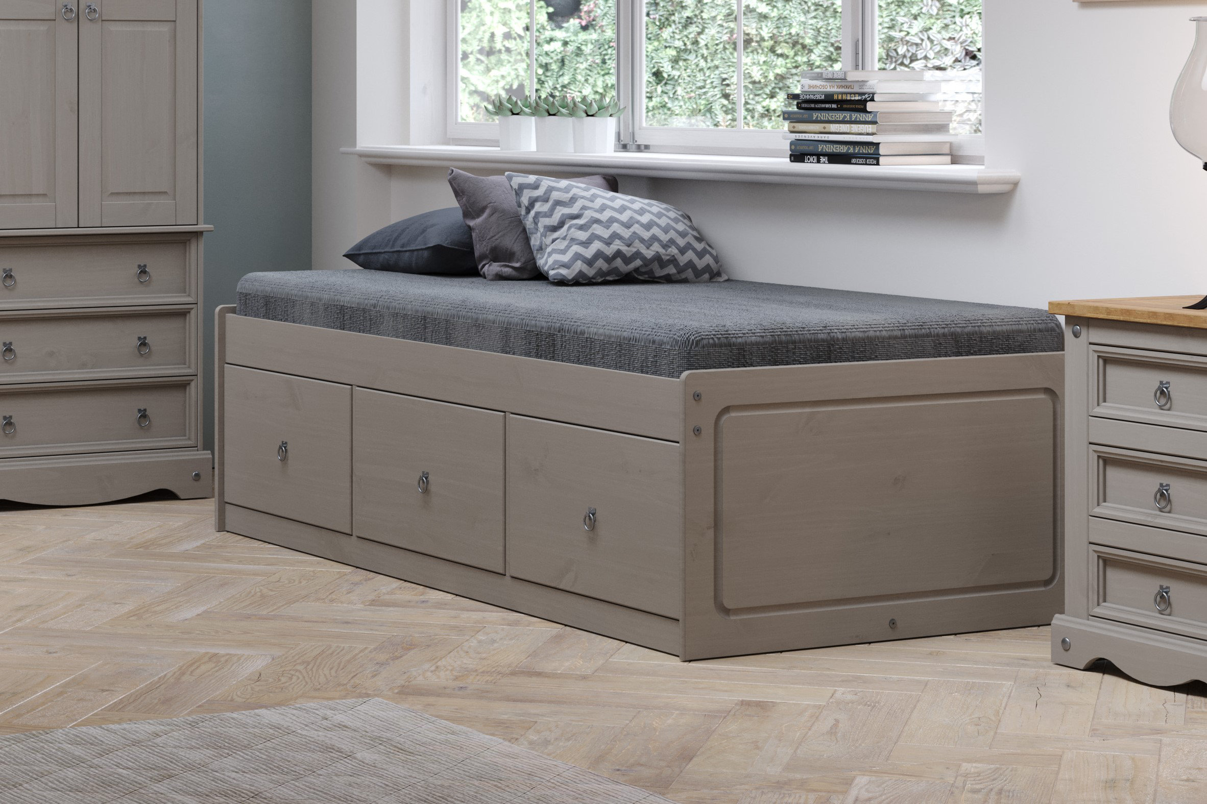 Butera upholstered deals storage platform bed