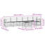  Sectional Sofa Set 7 Pcs Solid Acacia Wood Sets Garden Furniture Patio