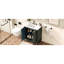 Meuble-lavabo de style rétro 30 "avec lignes élégantes - rangement bleu antique 30,77" profondeur du produit 30
