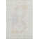 Premium Machine Washable Yamen AMF177 Blue Rug in , Gray