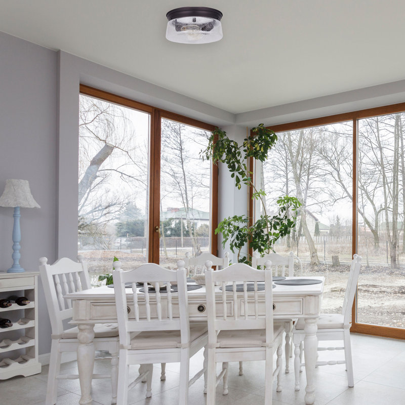 Renderos Glass Flush Mount