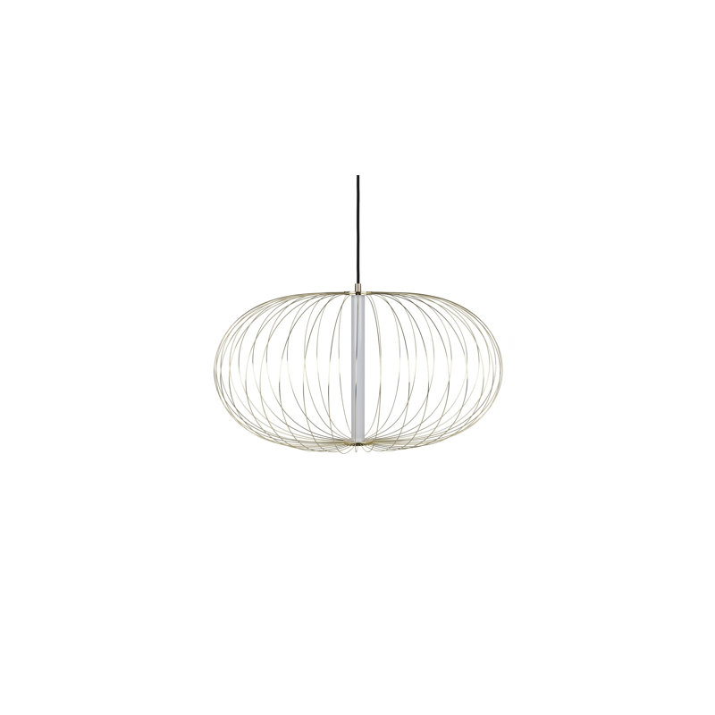 Winifred 1 - Light LED Pendant, Gold, 11" H x 20" W x 20" D
