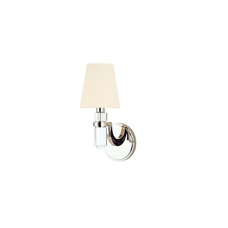 Dayton 1 - Light Candle Wall Light, Polished Nickel, White