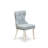 5 Piece Dining Set Includes a Rectangle Dining Room Table with X-Legs and 4 Baby Blue Linen Fabric Upholstered Parson Chairs, Linen White-1517644742-1555272913-1555272912