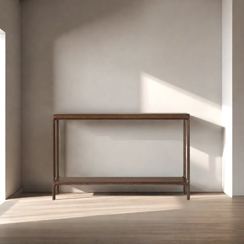 Console rustique simple, Brun, H 33,86 po x l 48,03 po x P 9,84 po
