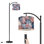 Lampe sur pied arc avec abat-jour réglable Vintage