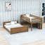 Lit superposé convertible en bois avec tablettes de rangement-2126133621-2126133618