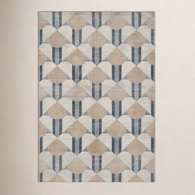 Scout Blue Geometric Rug