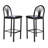 Jevhen Upholstered Counter Stool with Steel Frame