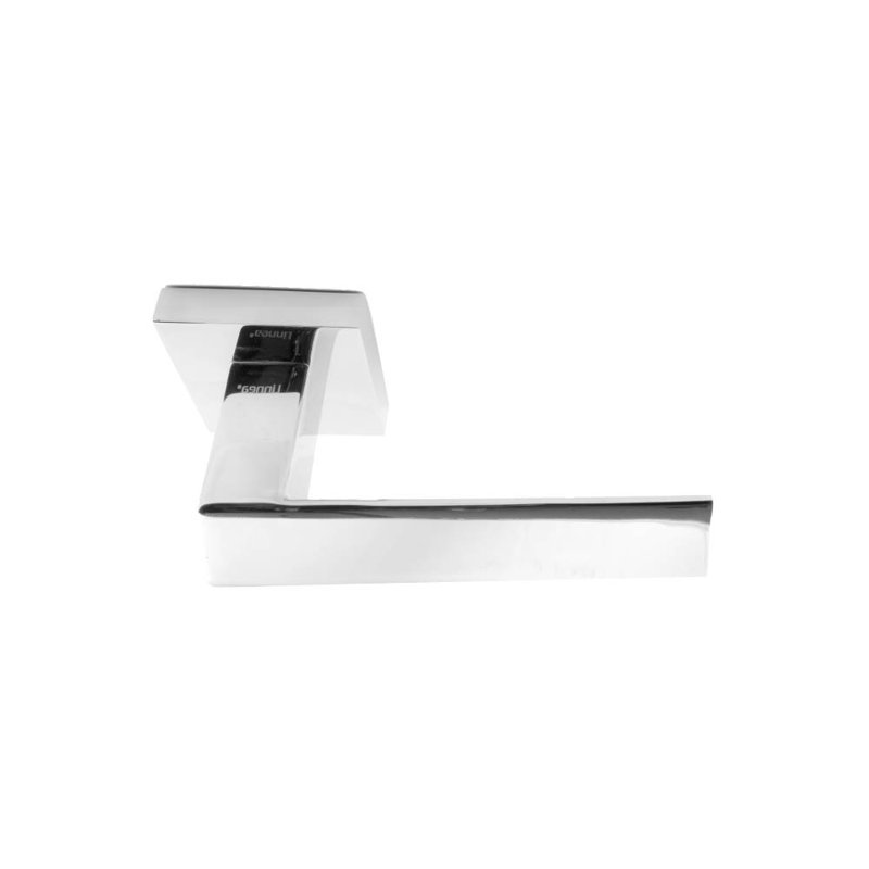 Ensemble d'intimité Alpine 10 avec rosette carrée Alpine, Acier inoxydable poli, 2,375 po