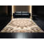 Tapis doux et moelleux Adlai Posh & Luxe Starburst en brun - reliure beige-1191192328