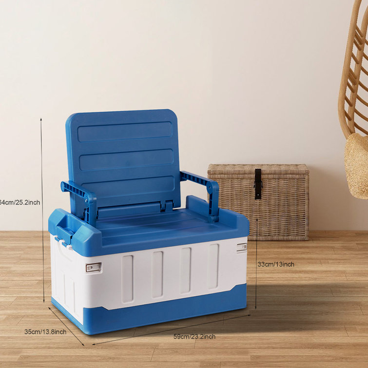 1pc Collapsible Storage Box Crate Transit Storage Of Various Items Outdoor Camping  Folding Storage Case Blue - Home & Kitchen - Temu United Arab Emirates