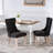 High-End Tufted Solid Wood Contemporary Flax Upholstered Linen Dining Chair With Wood Legs Nailhead Trim 2-Pcs Set-321944977-321944983